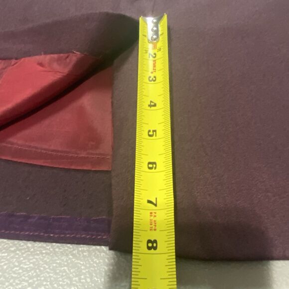 Vintage CASUAL CORNER 2 Piece Suit Set Skirt Blazer Petite 10 Womens 10P Purple - Picture 16 of 16